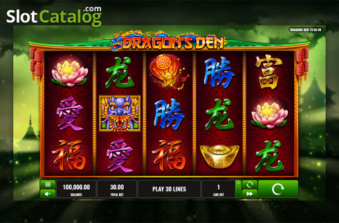 Οθόνη2. Dragon's Den Κουλοχέρης