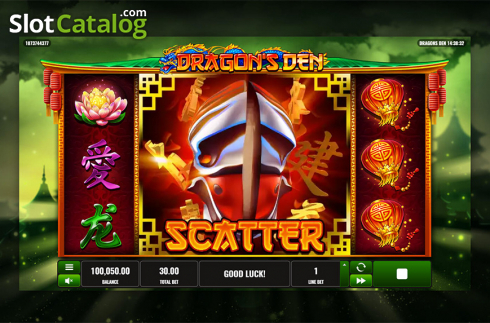 Οθόνη5. Dragon's Den Κουλοχέρης