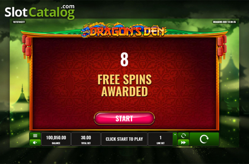 Οθόνη6. Dragon's Den Κουλοχέρης