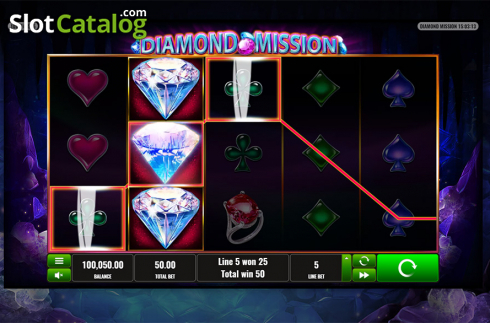 Οθόνη4. Diamond Mission Κουλοχέρης