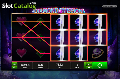 Οθόνη5. Diamond Mission Κουλοχέρης