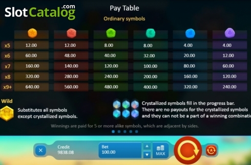 Οθόνη6. Crystal Crush (Playson) Κουλοχέρης