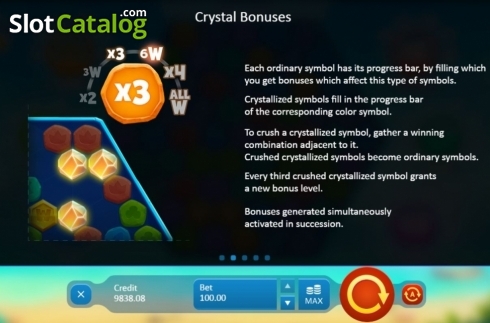 Οθόνη7. Crystal Crush (Playson) Κουλοχέρης