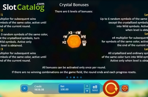 Οθόνη8. Crystal Crush (Playson) Κουλοχέρης