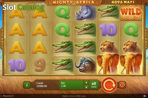 Οθόνη2. Mighty Africa Κουλοχέρης