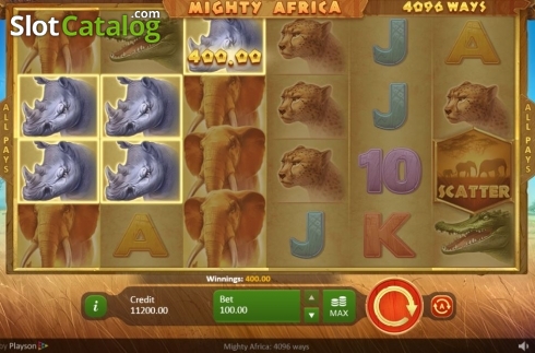 Οθόνη3. Mighty Africa Κουλοχέρης