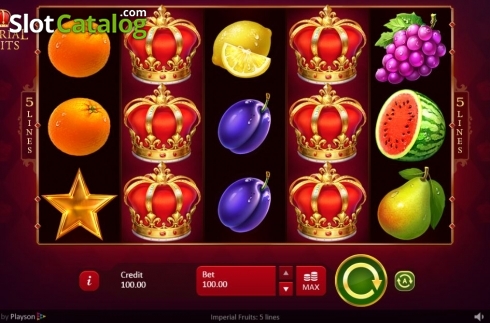 Οθόνη2. Imperial Fruits: 5 lines Κουλοχέρης 