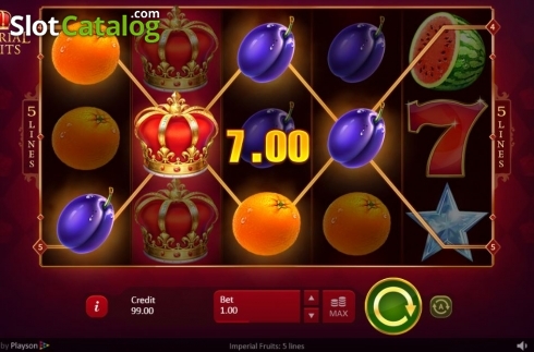 Οθόνη3. Imperial Fruits: 5 lines Κουλοχέρης 