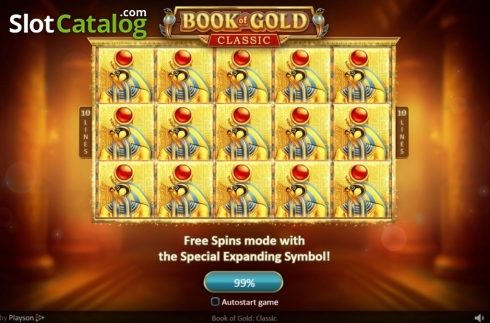 Οθόνη2. Book of Gold: Classic Κουλοχέρης