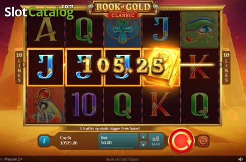 Οθόνη4. Book of Gold: Classic Κουλοχέρης