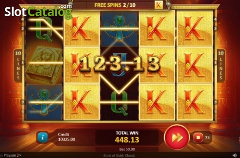 Οθόνη7. Book of Gold: Classic Κουλοχέρης