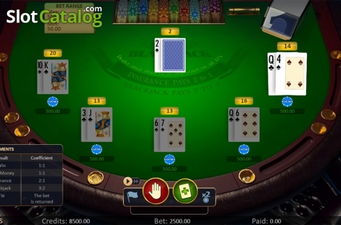 Οθόνη3. BlackJack High (Playson) Κουλοχέρης 