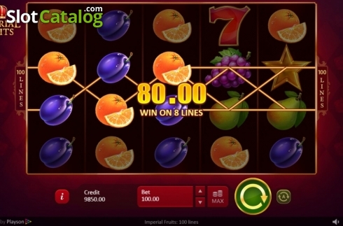 Οθόνη4. Imperial Fruits: 100 Lines Κουλοχέρης