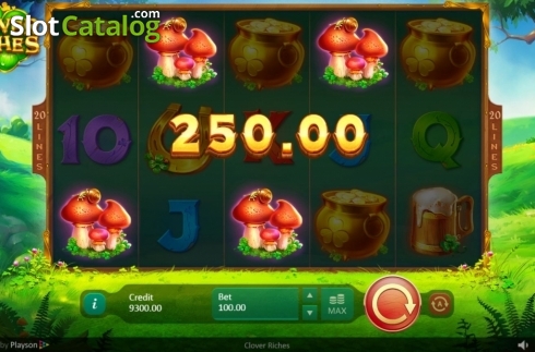 Οθόνη3. Clover Riches Κουλοχέρης