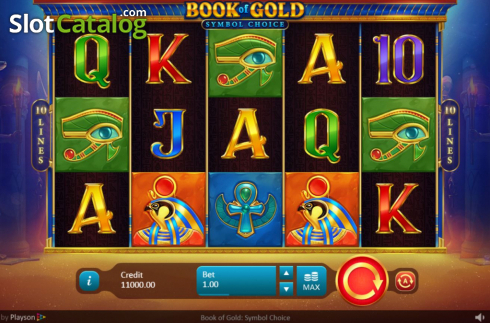 Οθόνη2. Book of Gold: Symbol Choice Κουλοχέρης