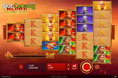 Οθόνη3. Rome: Caesars Glory Κουλοχέρης