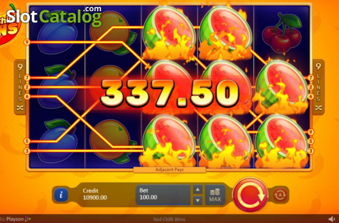 Οθόνη3. Red Chilli Wins Κουλοχέρης