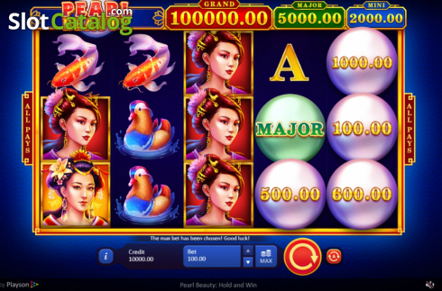 Οθόνη2. Pearl Beauty Hold and Win Κουλοχέρης