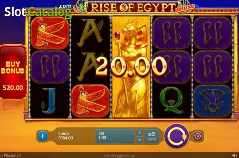 Οθόνη4. Rise of Egypt Deluxe Κουλοχέρης