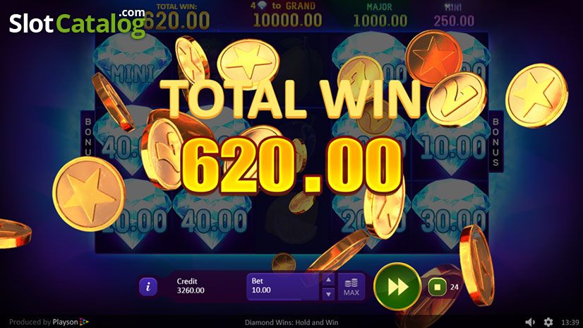Το βίντεο Diamond κερδίζει το παιχνίδι Video Diamond Wins