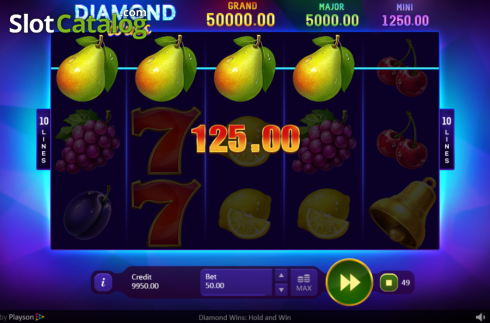 Οθόνη3. Diamond Wins Κουλοχέρης