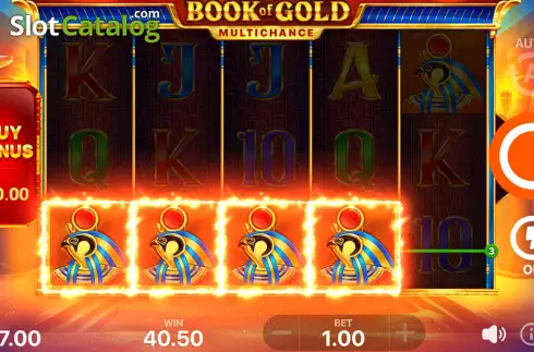 Οθόνη5. Book of Gold Multichance Κουλοχέρης