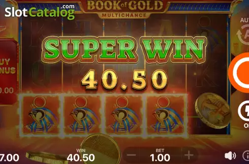 Οθόνη6. Book of Gold Multichance Κουλοχέρης