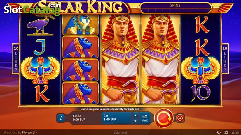 Reel-Screen Solar-King-slot