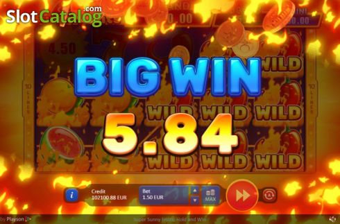 Οθόνη6. Super Sunny Fruits: Hold and Win Κουλοχέρης