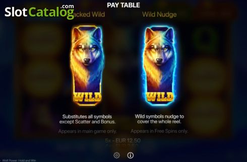Οθόνη8. Wolf Power: Hold and Win Κουλοχέρης