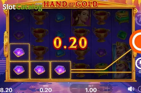 Οθόνη4. Hand of Gold Κουλοχέρης