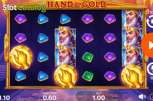 Οθόνη5. Hand of Gold Κουλοχέρης