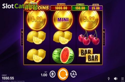 Οθόνη2. Hot Coins Hold and Win Κουλοχέρης 