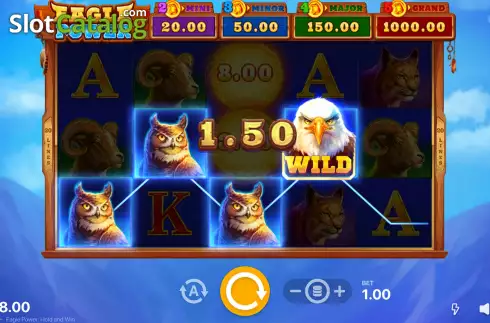 Οθόνη3. Eagle Power Hold and Win Κουλοχέρης