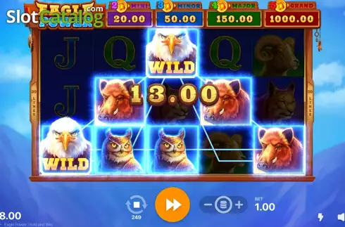 Οθόνη4. Eagle Power Hold and Win Κουλοχέρης