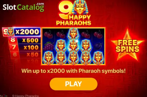 Οθόνη2. 9 Happy Pharaohs Κουλοχέρης