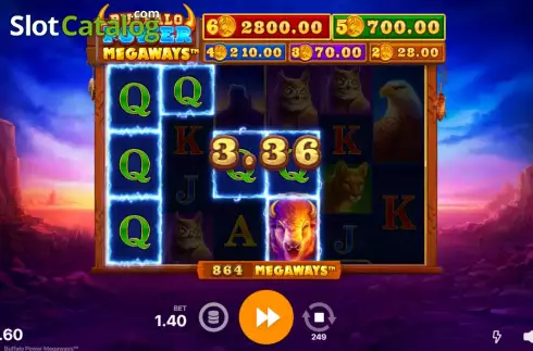 Οθόνη4. Buffalo Power Megaways Κουλοχέρης