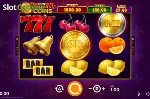Οθόνη2. Royal Coins Hold and Win Κουλοχέρης