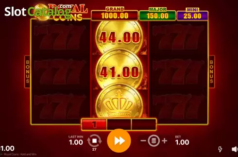 Οθόνη8. Royal Coins Hold and Win Κουλοχέρης