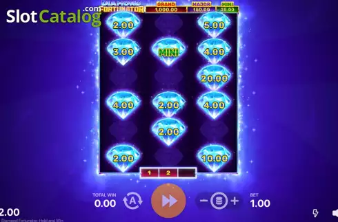 Οθόνη7. Diamond Fortunator Hold and Win Κουλοχέρης 