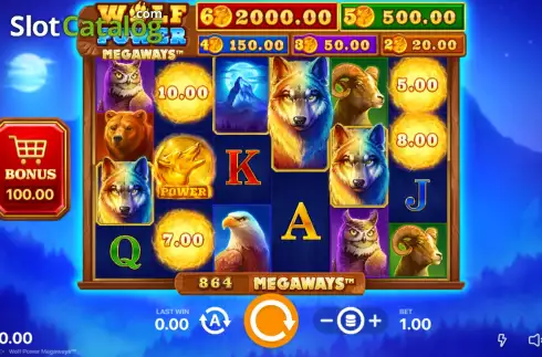 Οθόνη3. Wolf Power Megaways Κουλοχέρης