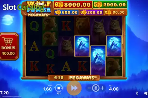 Οθόνη6. Wolf Power Megaways Κουλοχέρης