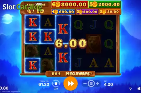Οθόνη9. Wolf Power Megaways Κουλοχέρης
