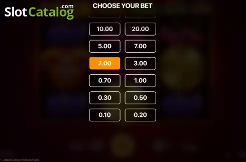 Οθόνη4. Joker's Coins: Hold and Win Κουλοχέρης 