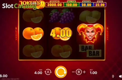 Οθόνη5. Joker's Coins: Hold and Win Κουλοχέρης 