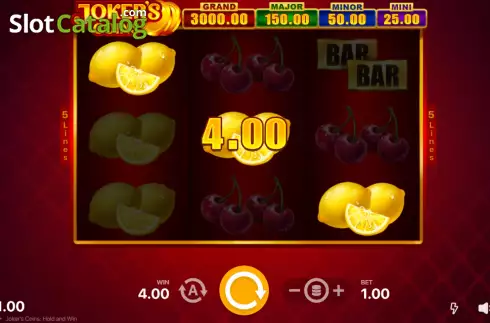 Οθόνη6. Joker's Coins: Hold and Win Κουλοχέρης 