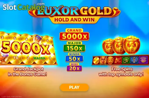 Οθόνη2. Luxor Gold Hold and Win Κουλοχέρης