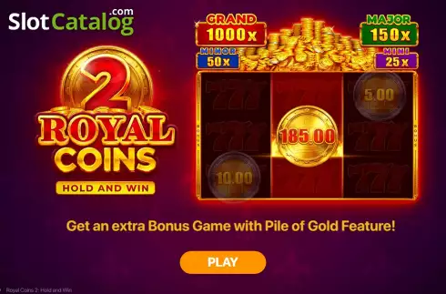 Οθόνη2. Royal Coins 2: Hold and Win Κουλοχέρης 