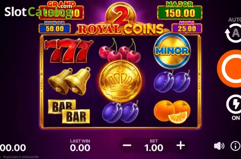 Οθόνη3. Royal Coins 2: Hold and Win Κουλοχέρης 