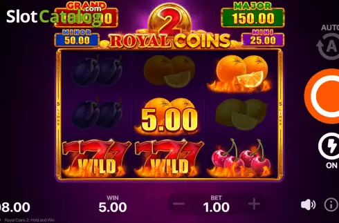 Οθόνη4. Royal Coins 2: Hold and Win Κουλοχέρης 
